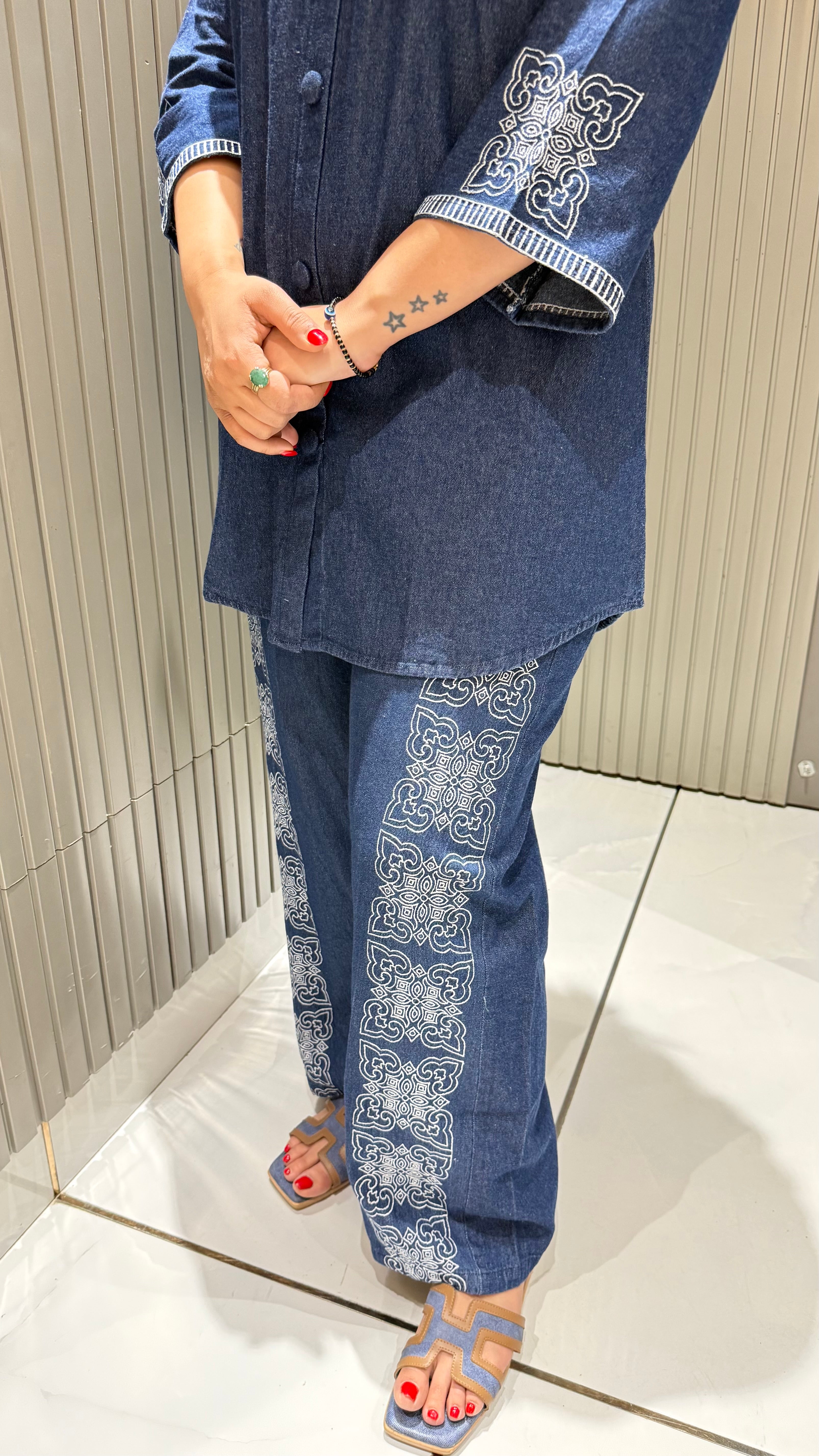 CLAIRE DENIM COORDSET