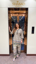 ZEESHAN PRINTED COTTON CO-ORDSET