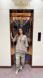 ZEESHAN PRINTED COTTON CO-ORDSET