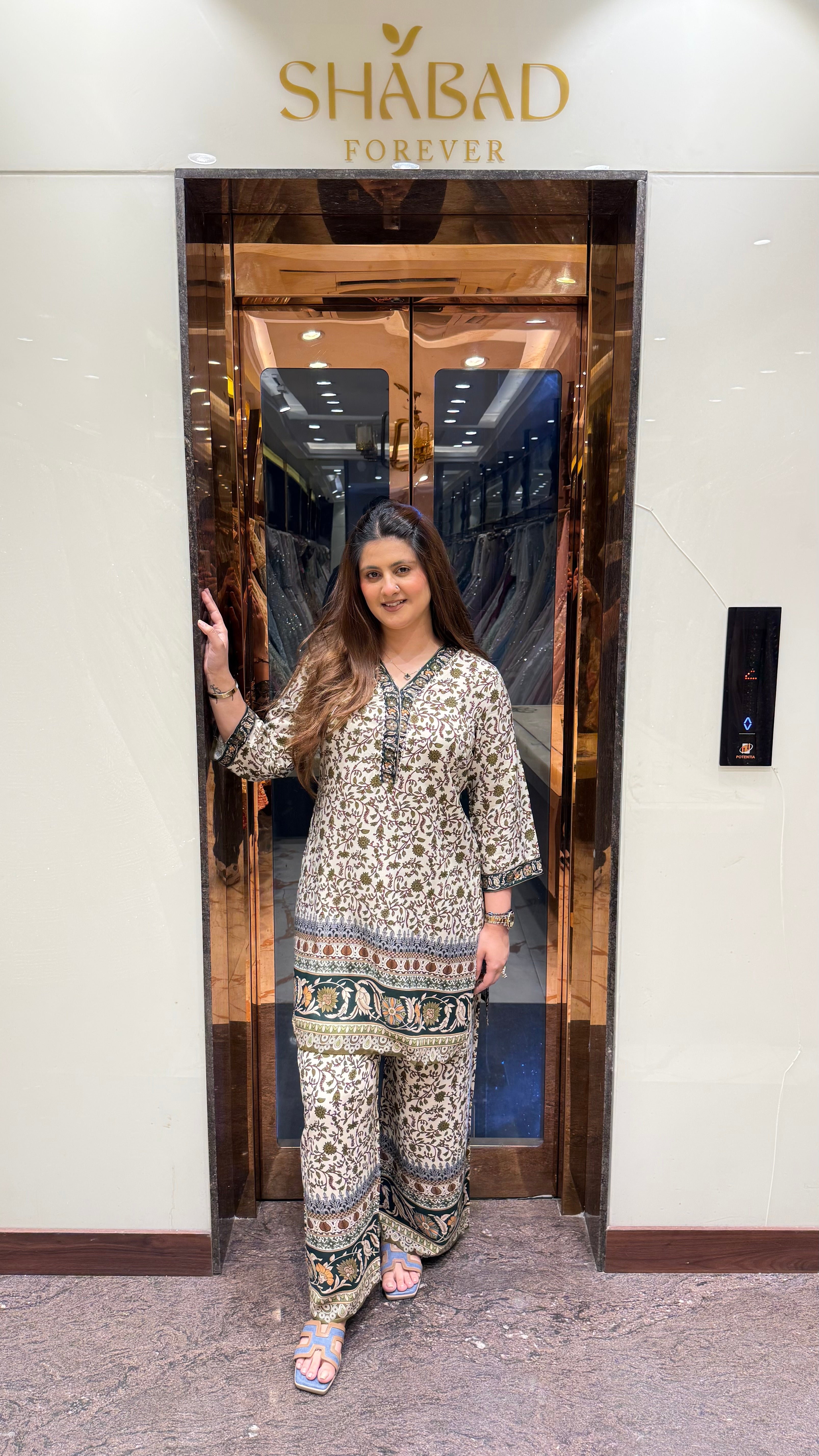 ZEESHAN PRINTED COTTON CO-ORDSET