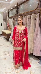 SHAHNAAZ SHARARA SUIT