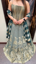 MIRAYA Handwork Corset Banarasi Lehenga