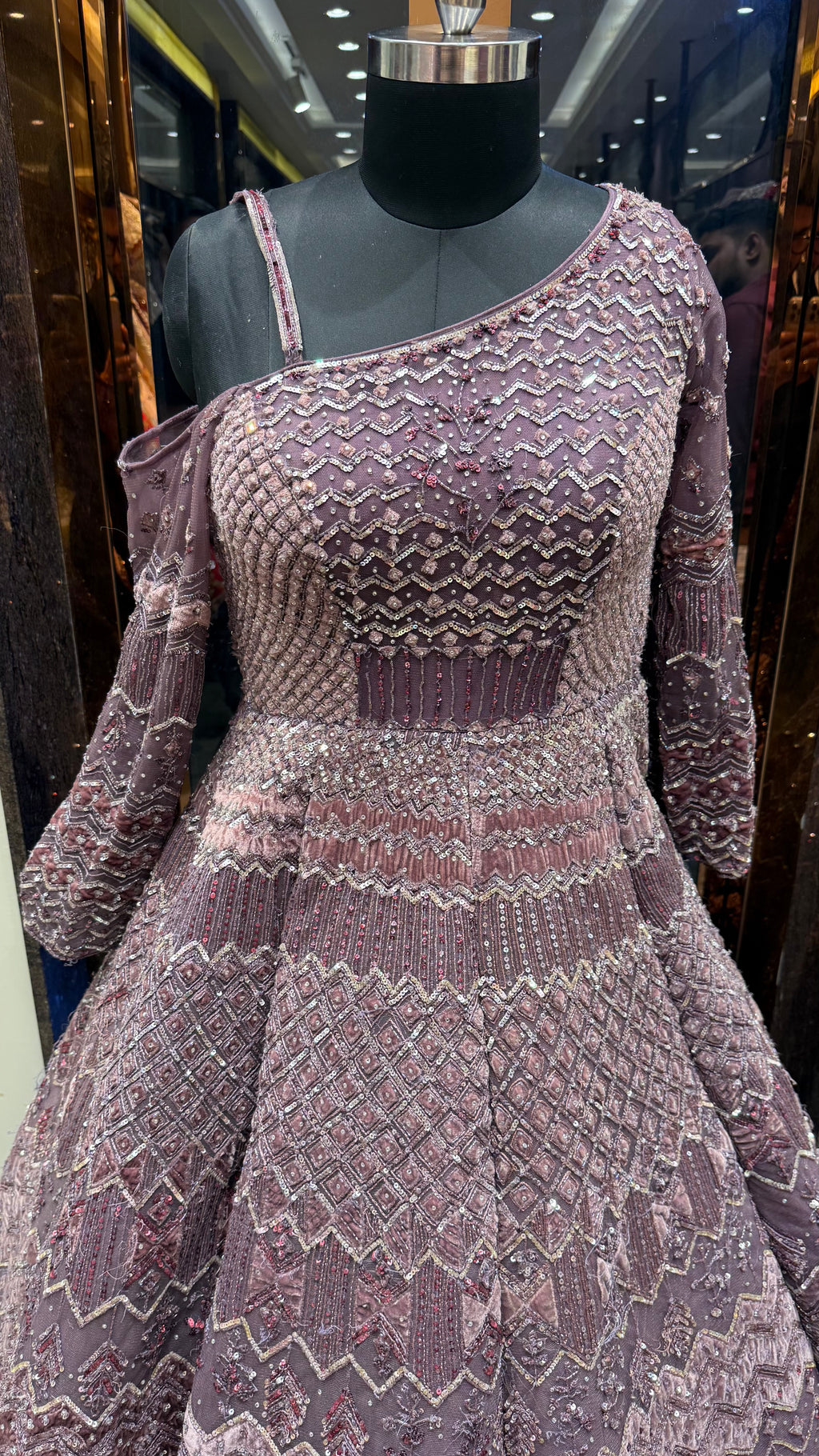 YALINA HEAVY BALL GOWN