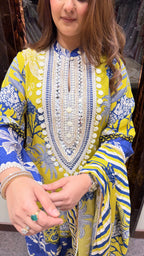 Zaria Muslin Cotton Pakistani Suit