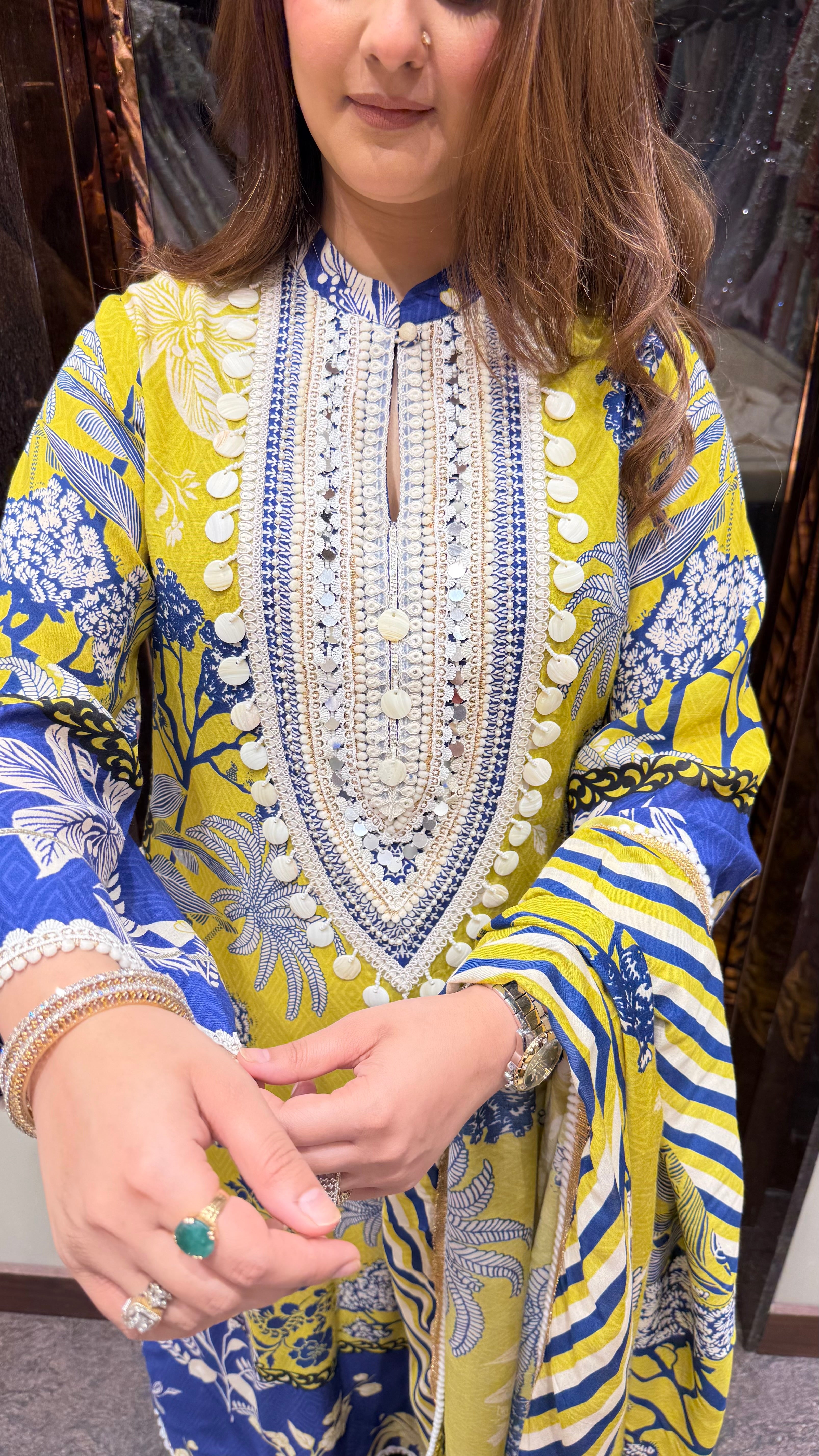 Zaria Muslin Cotton Pakistani Suit