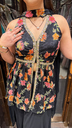 Halter Neck Indowestern Suit