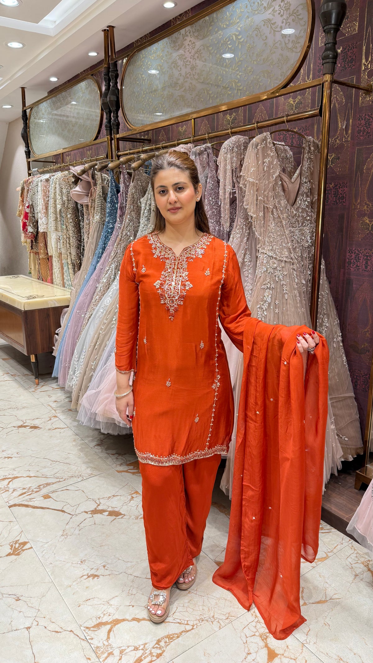 SITARA - E - NOOR CHINON SUIT SET
