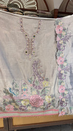 MOR-E-BAGH SHIMMER UNSTITCHED SUIT