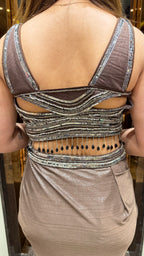 CELESTE METALLIC EMBROIDERED DRAPE