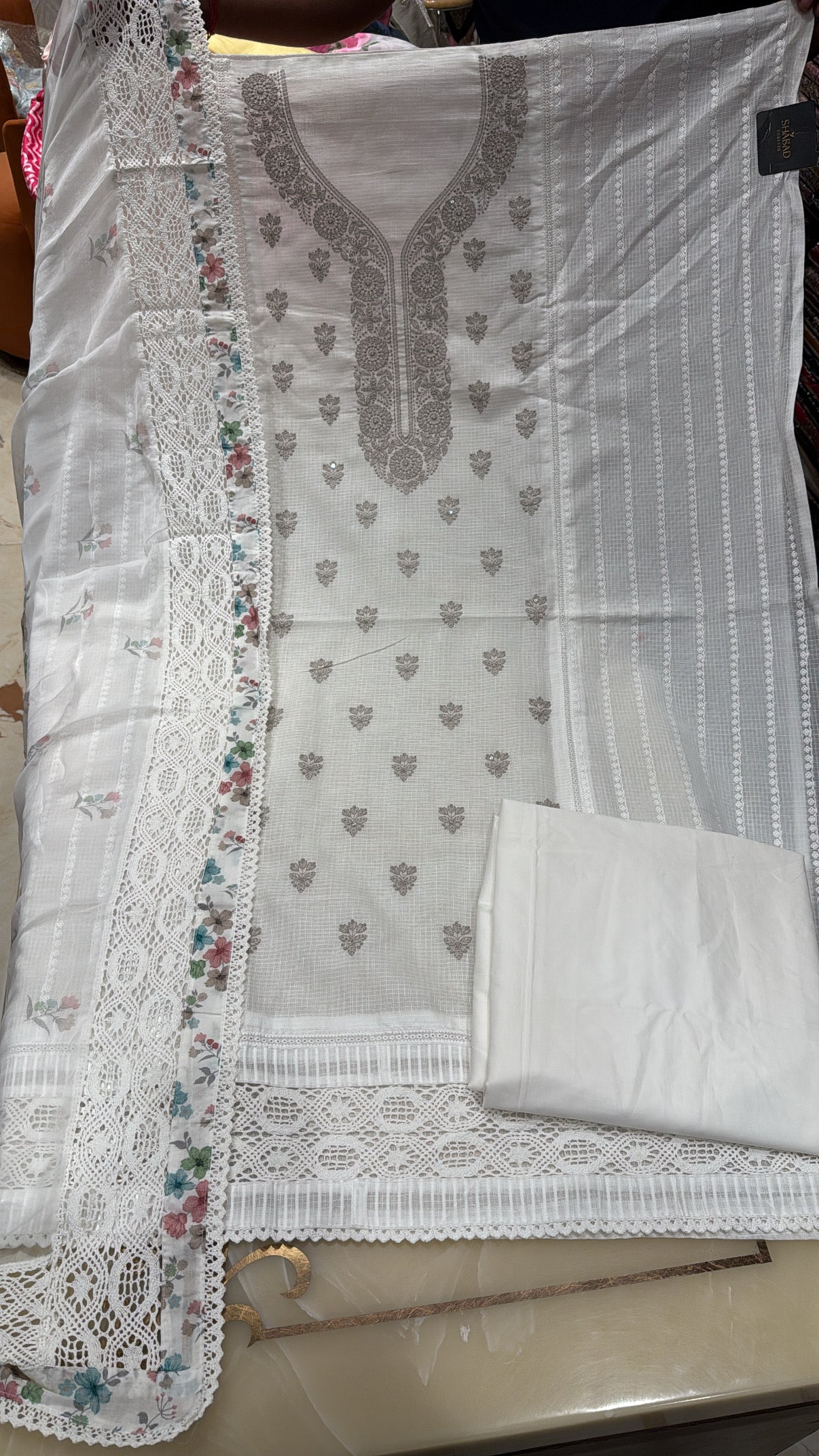Kota Fabric Unstitched Suit