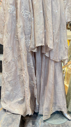 MUL LOW HIGH PEPLUM SHARARA SUIT
