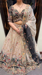 Fusionic Colour Contrast Lehenga