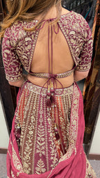 Multicolour heavy designer lehenga