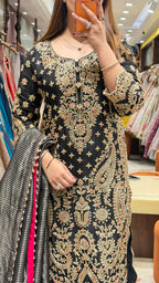 NIGAAH LONG HANDWORK READYMADE SUIT