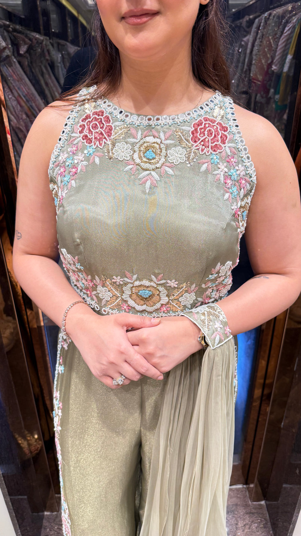 GULZAR HANDWORK JUMPSUIT