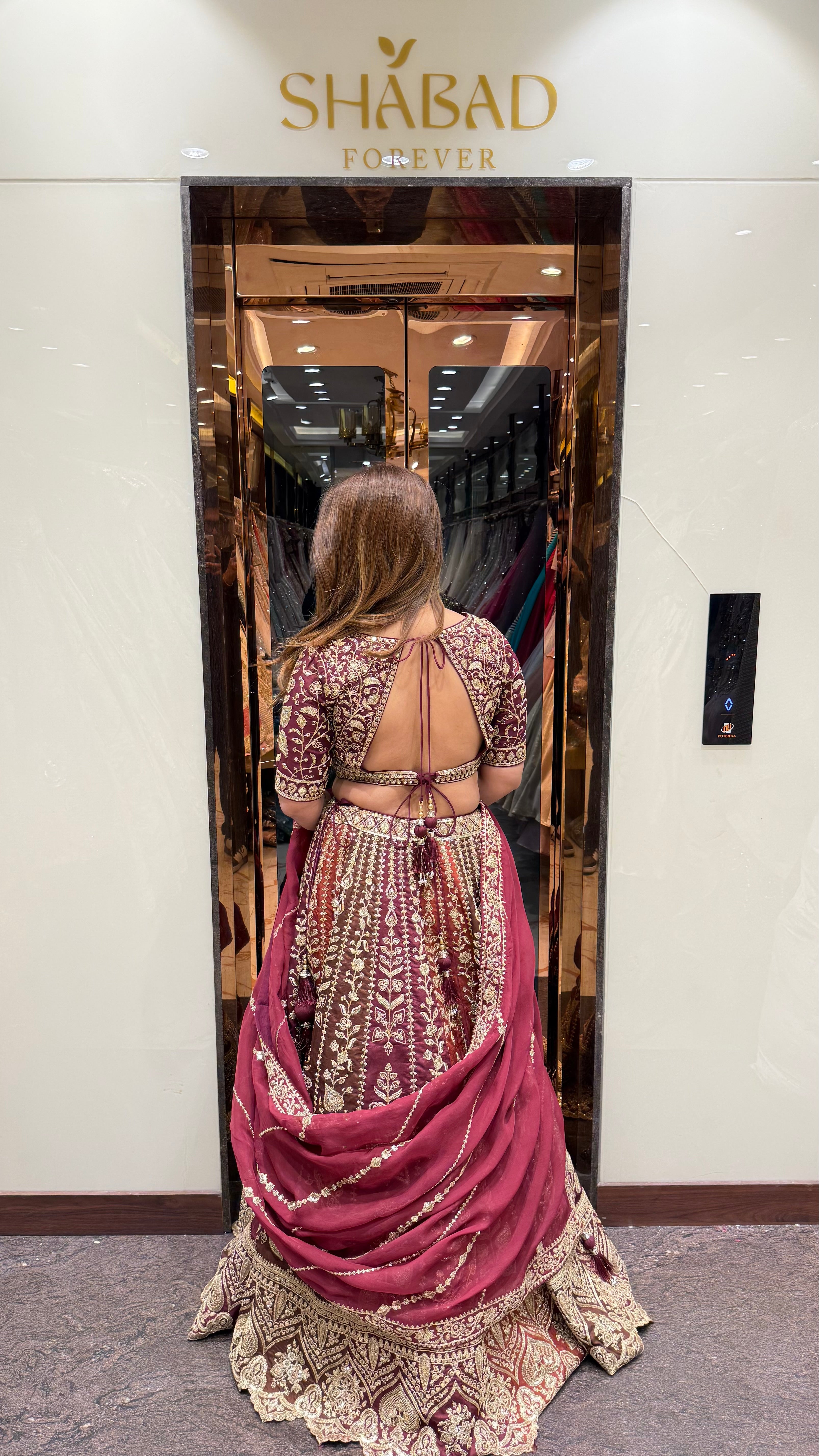 Multicolour heavy designer lehenga