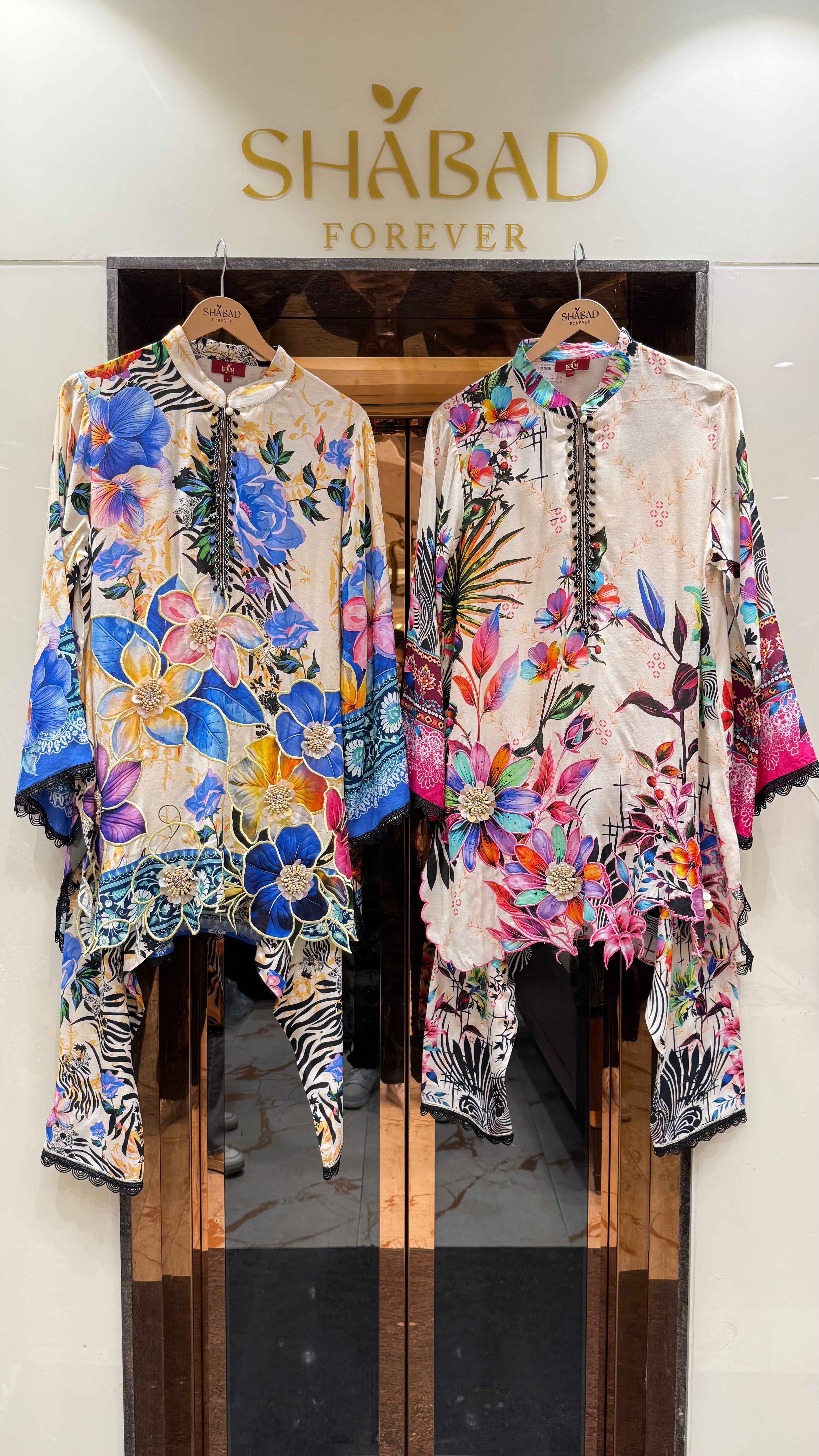 IVAANA MULTI PRINT SHORT SHIRT CO-ORDS