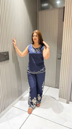 NISH CUT SLEEVE CO-ORDSET ( Sleeves Can Be Attached )