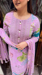 KIYA PRINTED COTTON SUIT