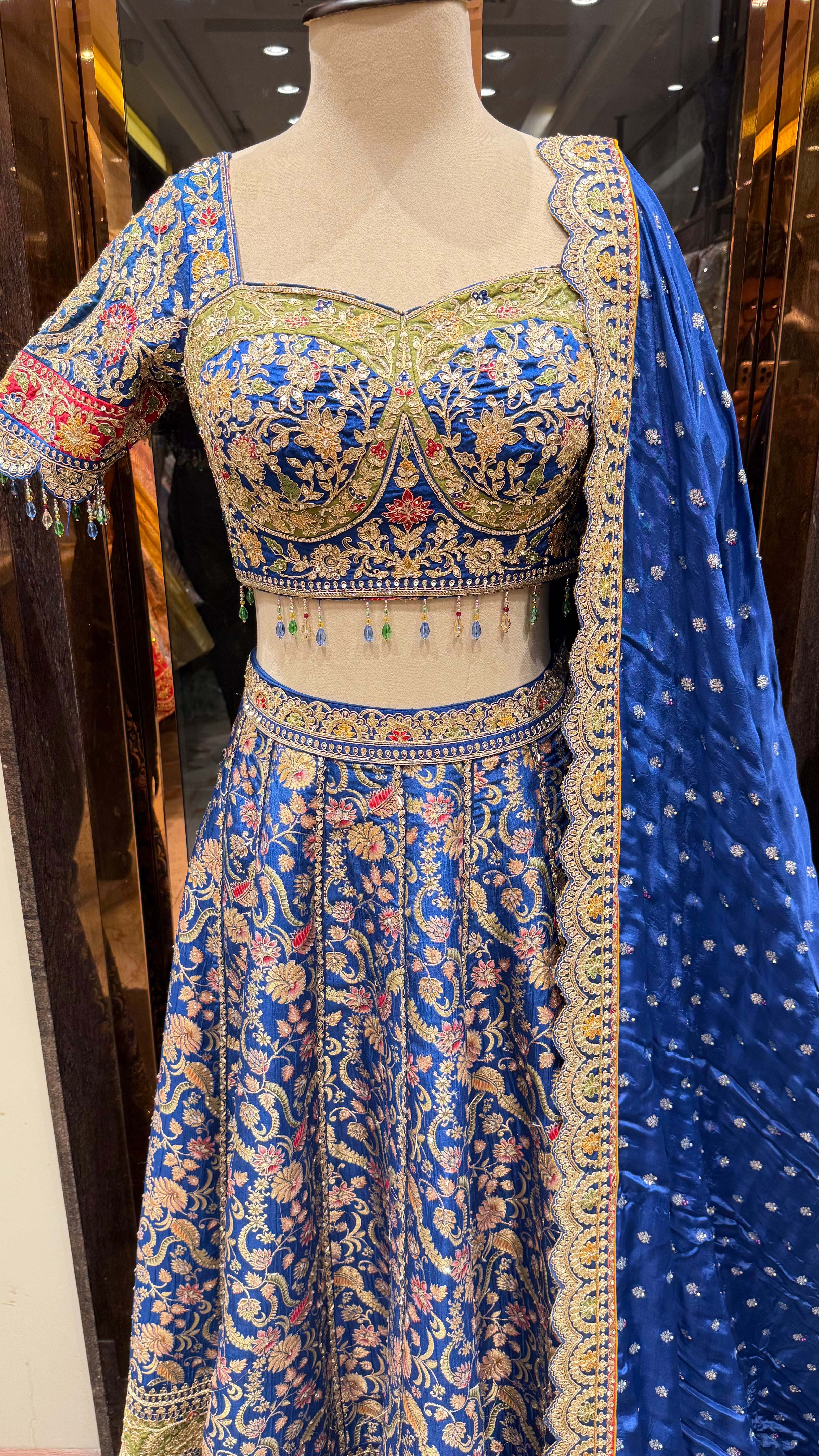 NOORIE BLUE LEHENGA