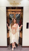 KASHMIRI MULTI THREAD EMBROIDERED KAFTAN