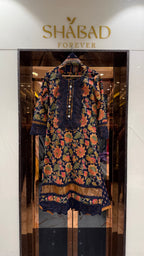 INDIGO COTTON SUIT SET