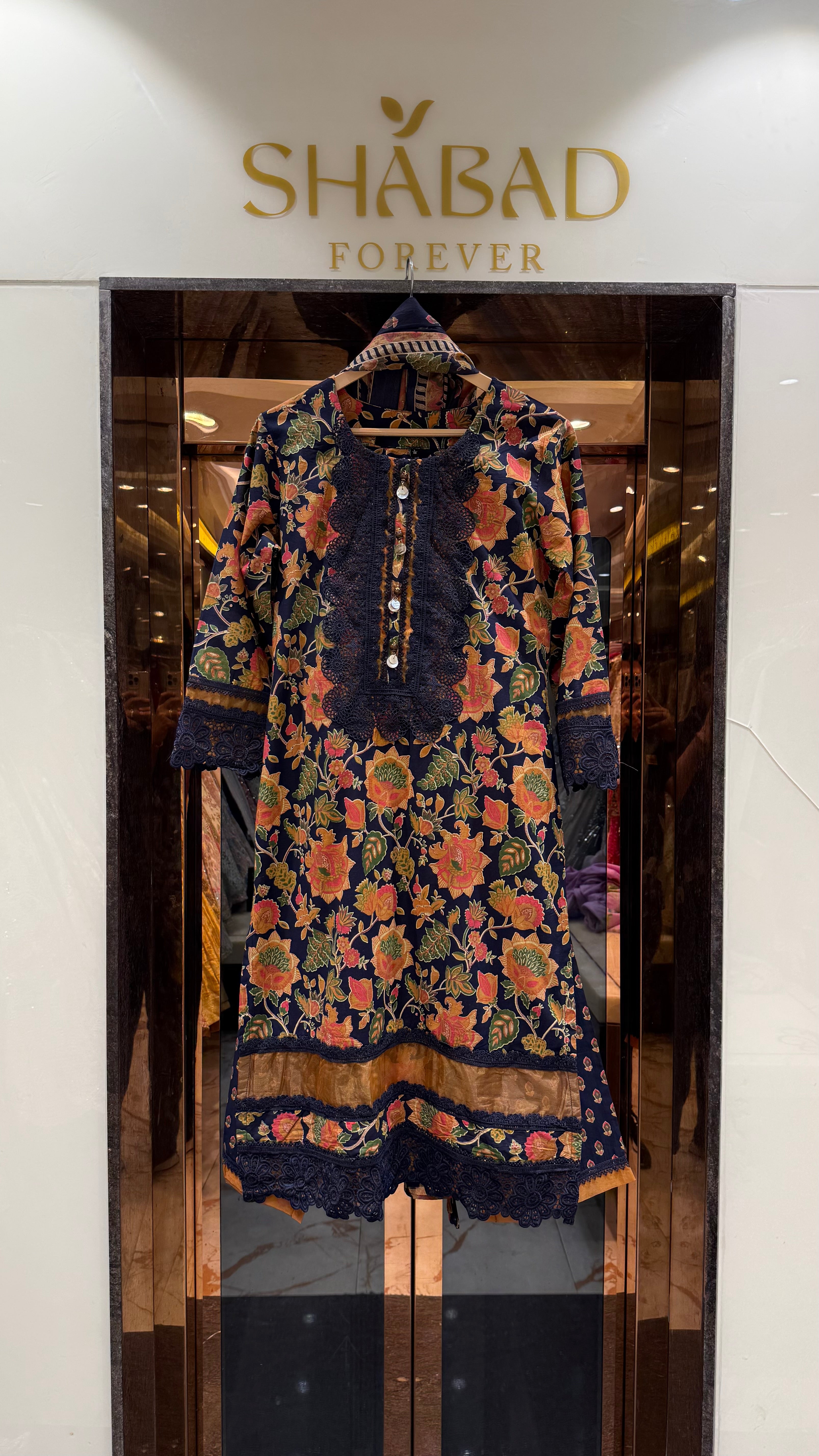 INDIGO COTTON SUIT SET