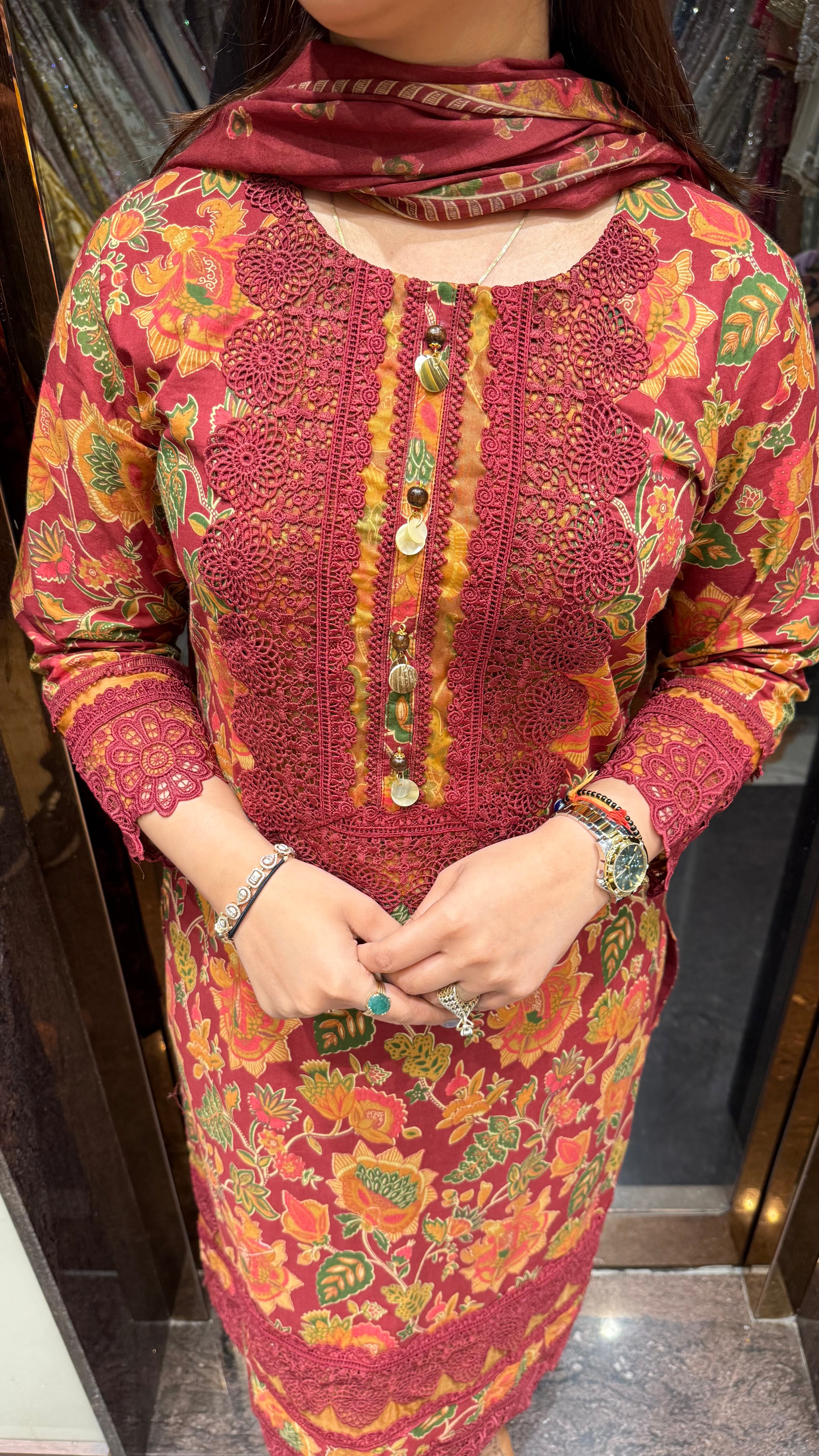 INDIGO COTTON SUIT SET