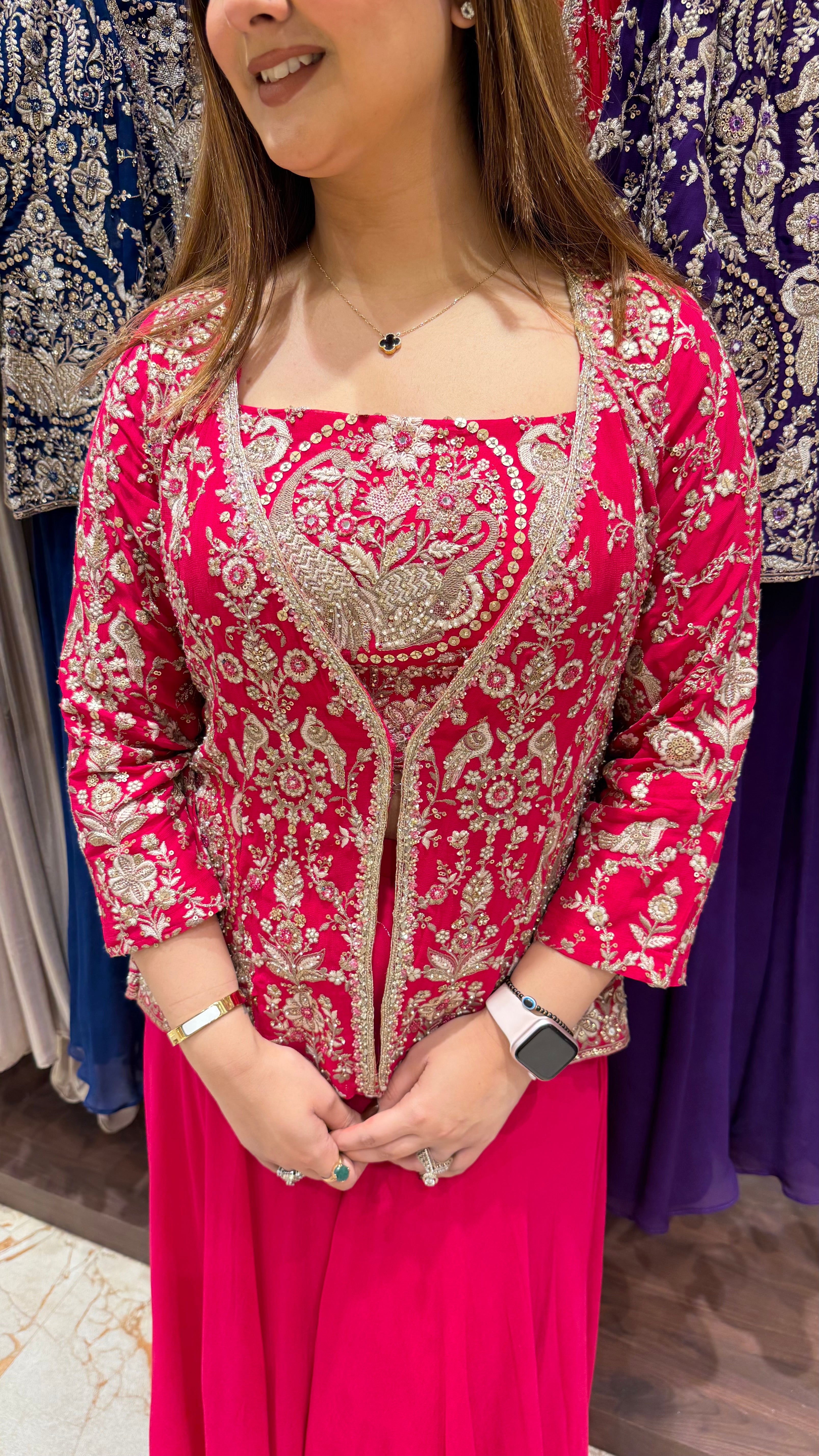 Indo-Western 3 piece Sharara Set