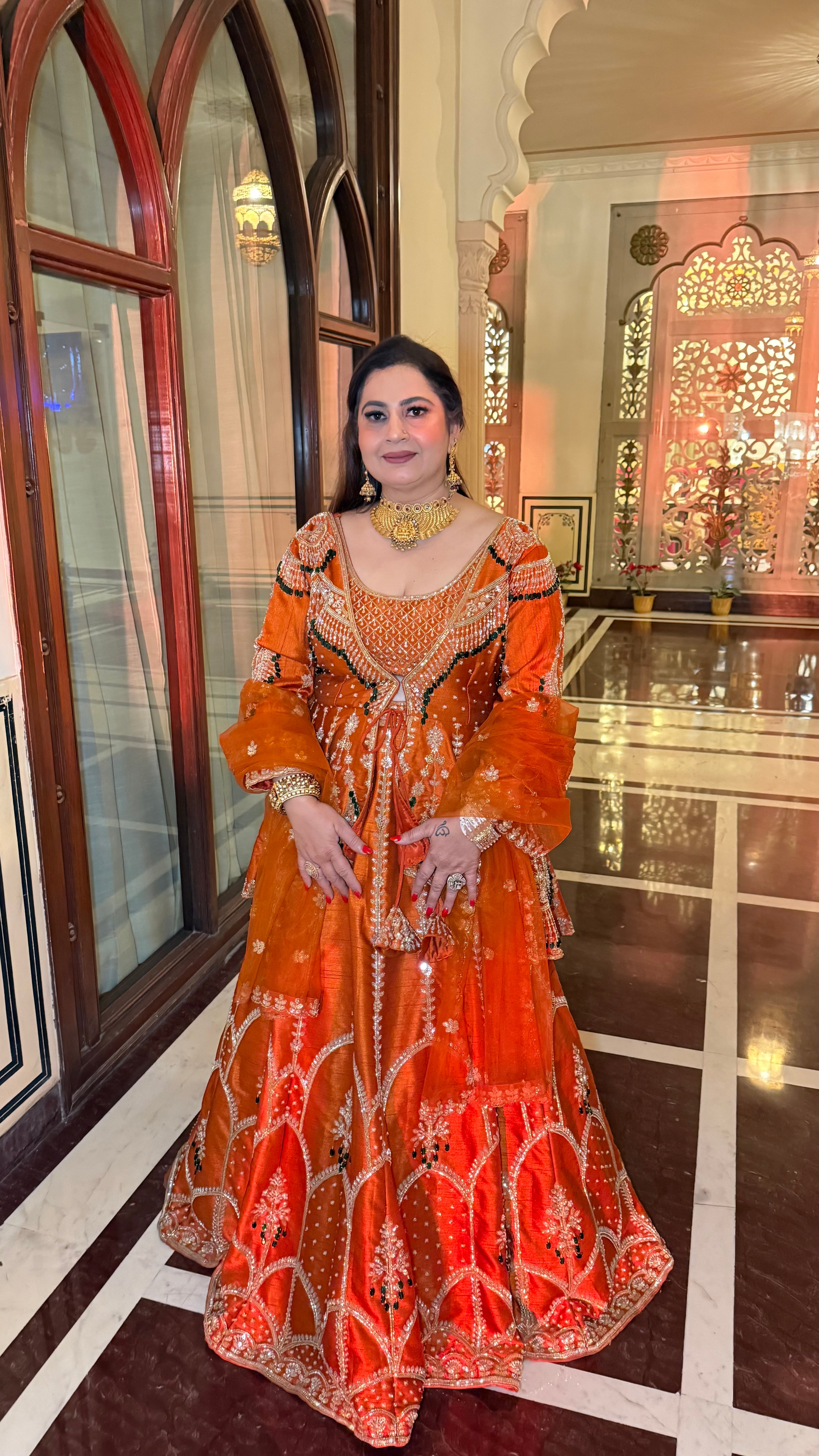 HIBA 4pc JACKET LEHENGA