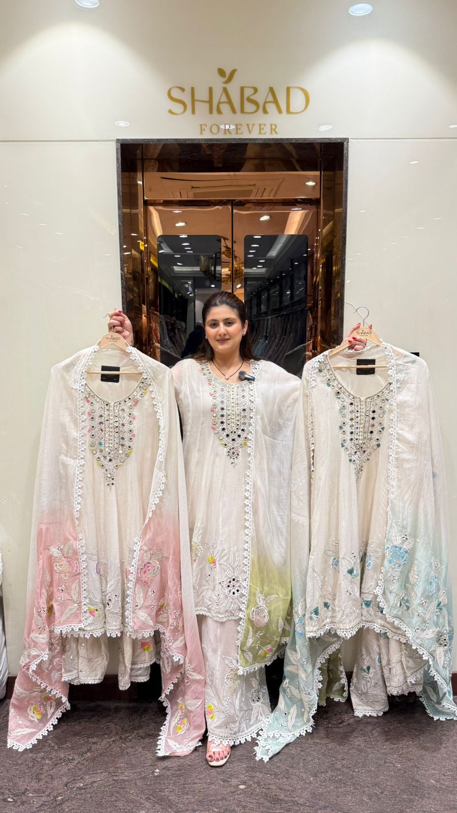 NAAZ MUL COTTON ANARKALI