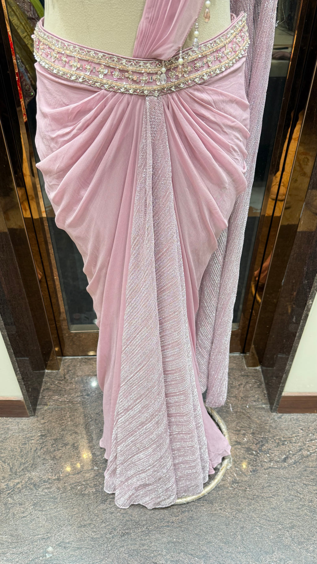 CANDY FLOSS DRAPE SAREE