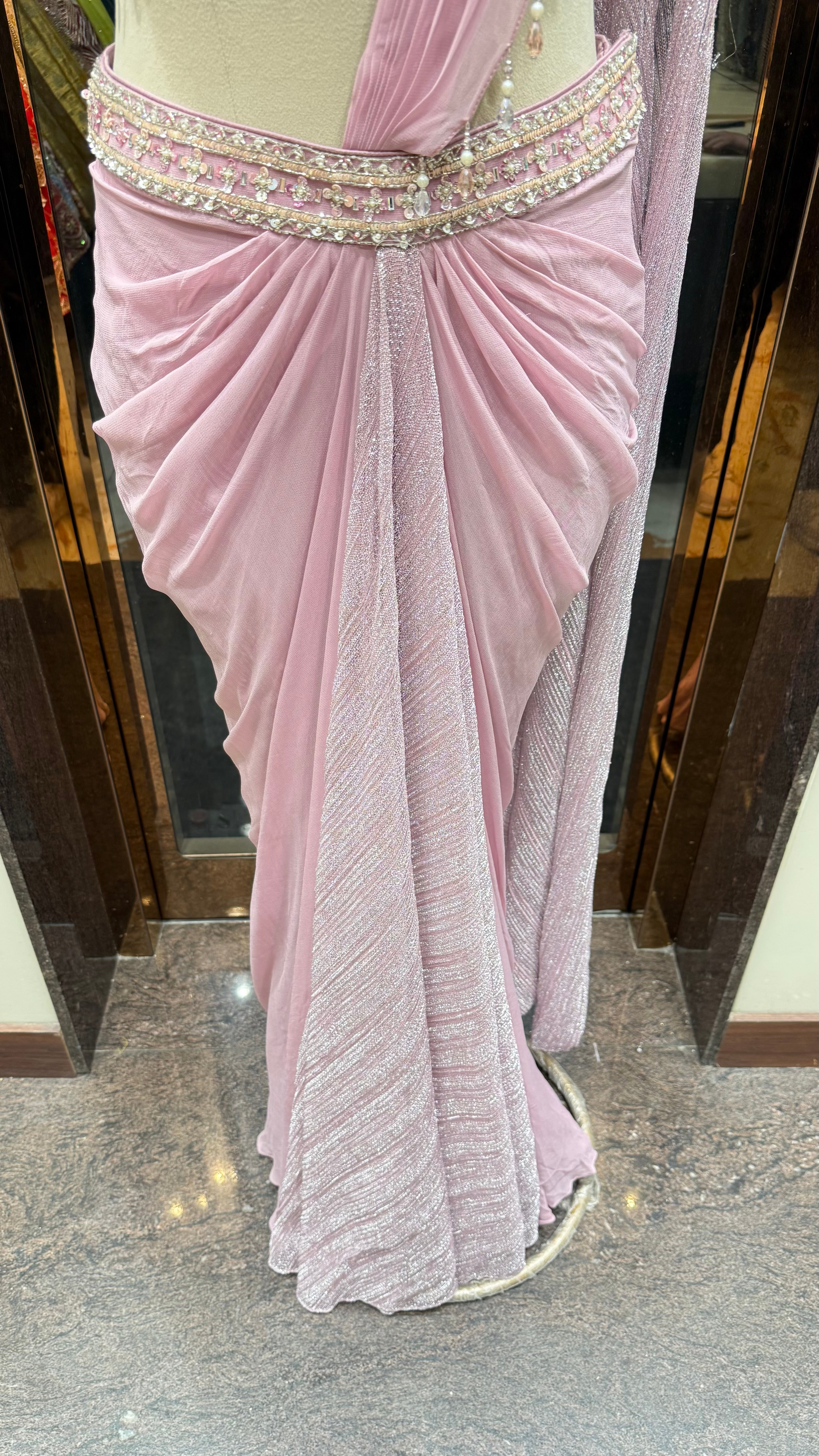 CANDY FLOSS DRAPE SAREE