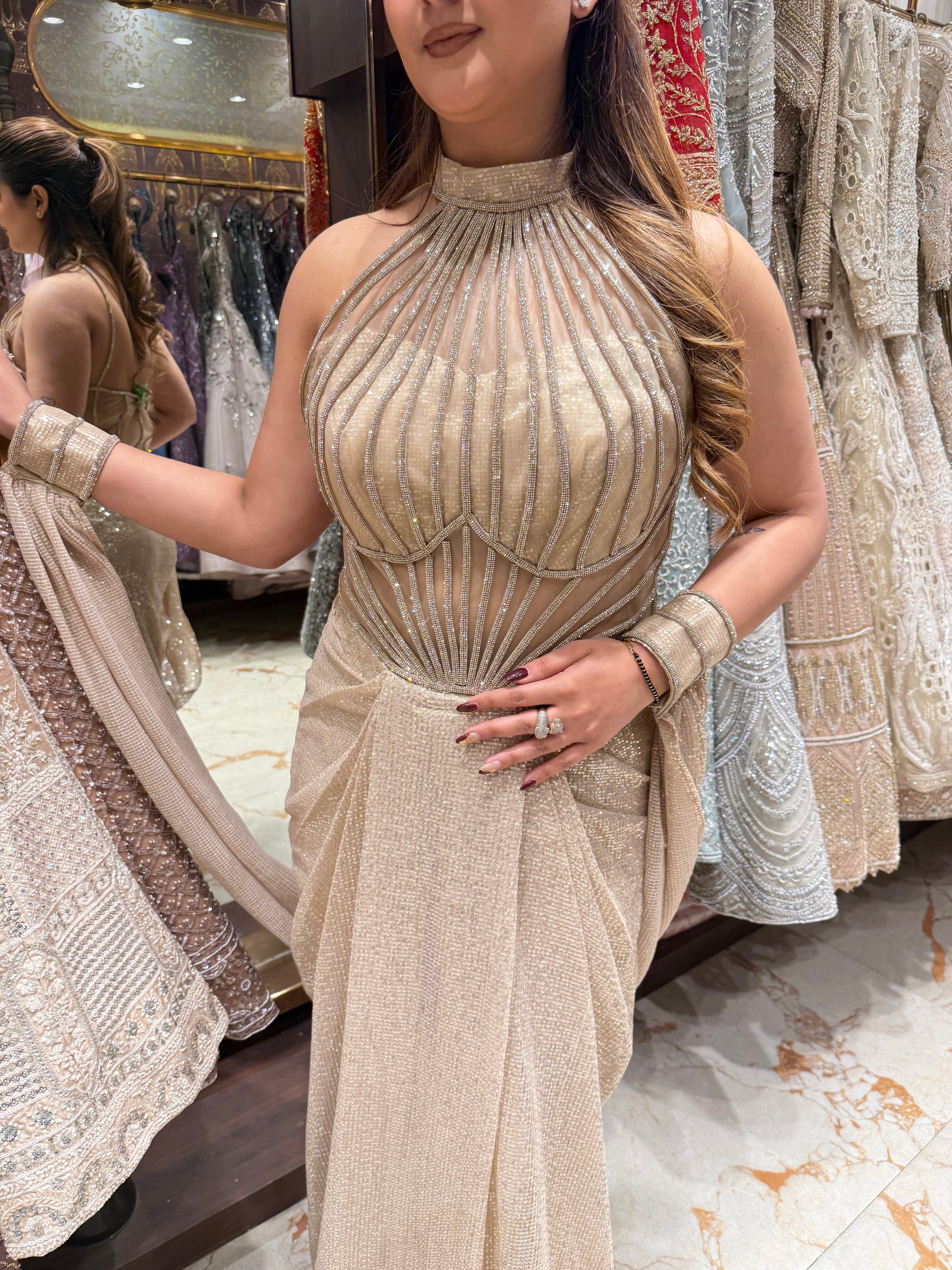Halterneck Gown