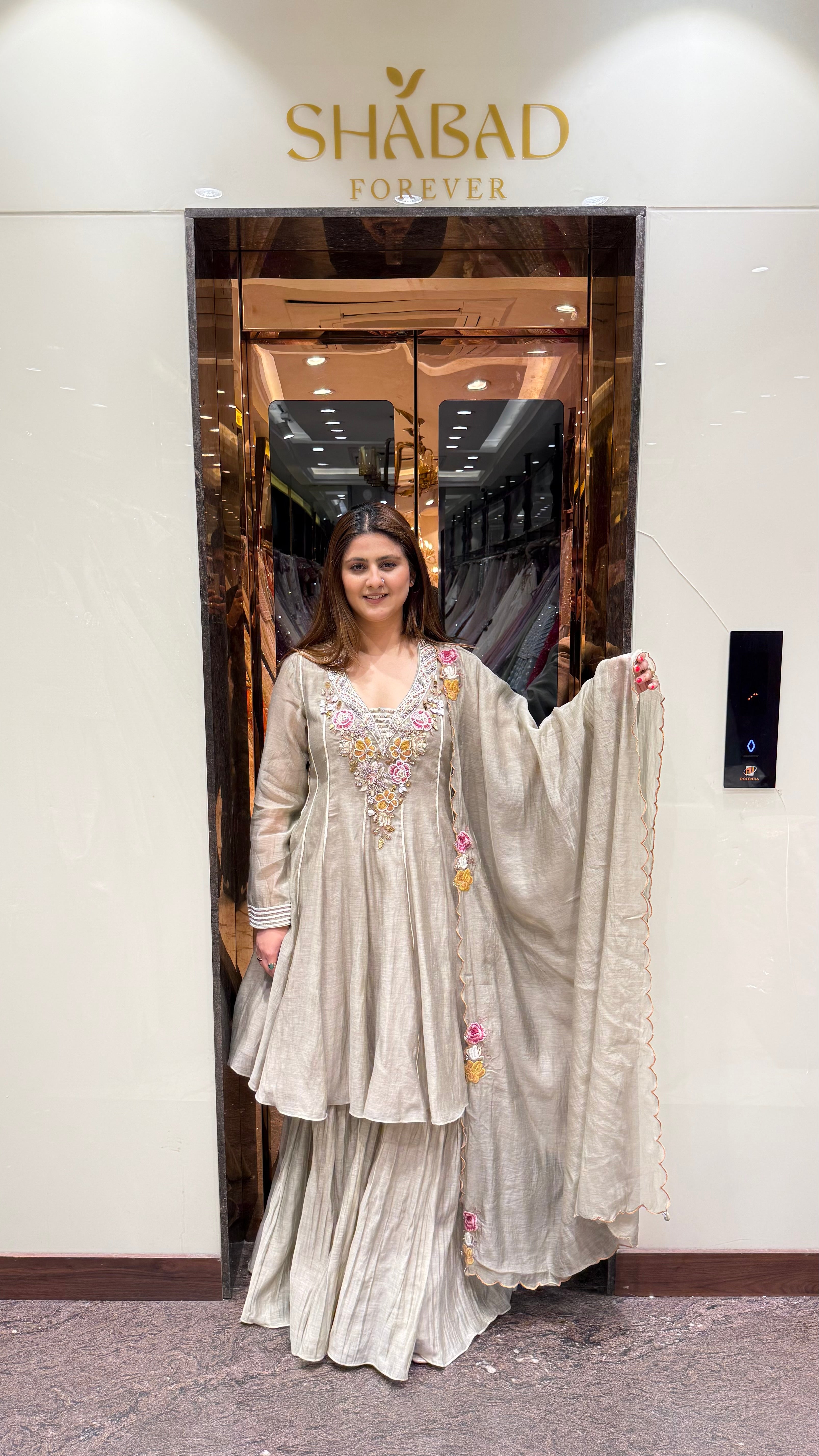 GULNAZAR SHORT ANARKALI SUIT
