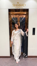 Laser Cut And Handwork Embellished Suit