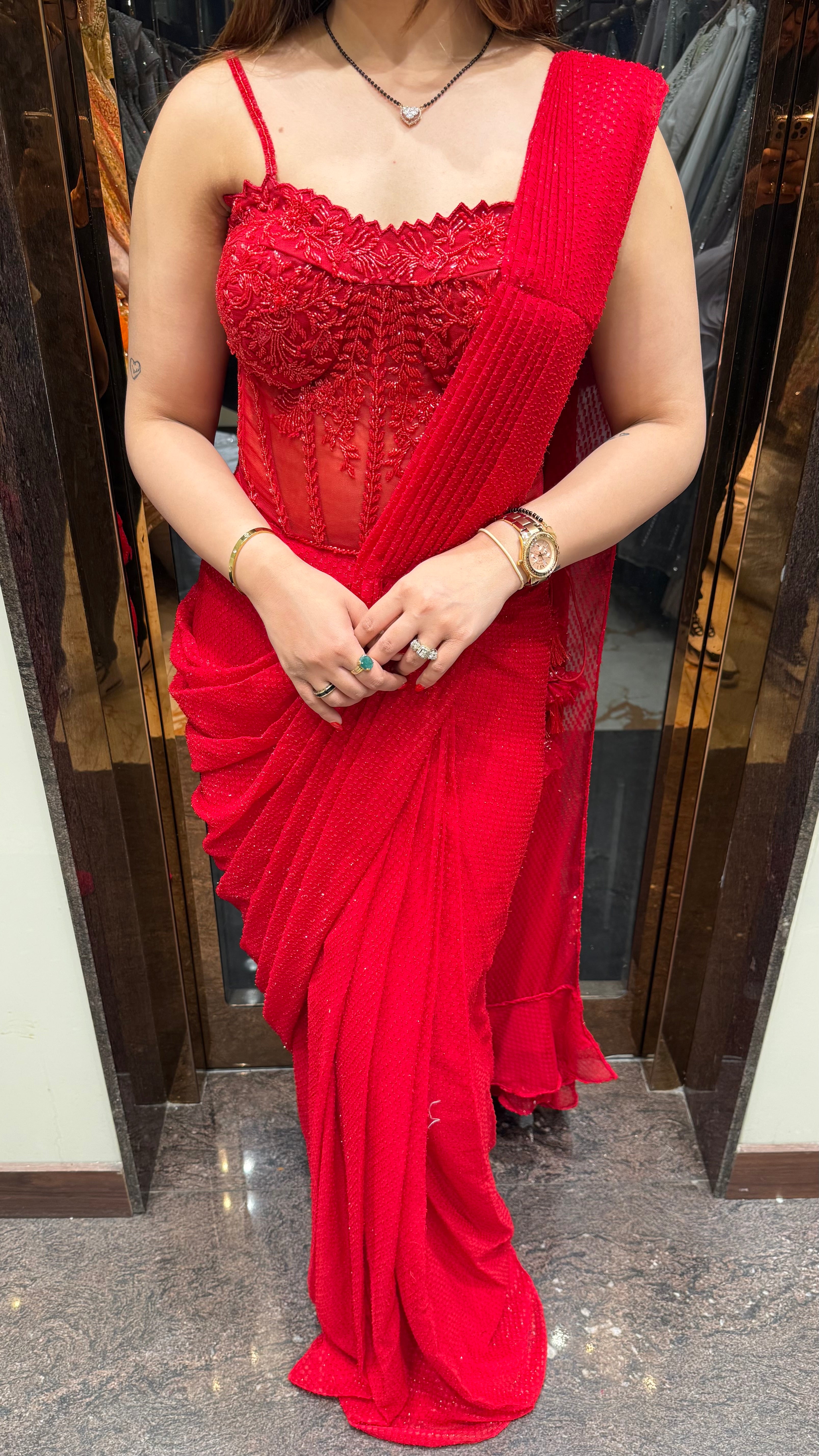 INDYA DRAPE SAREE