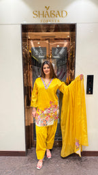 PHULKARI THREAD EMBROIDERED SUIT