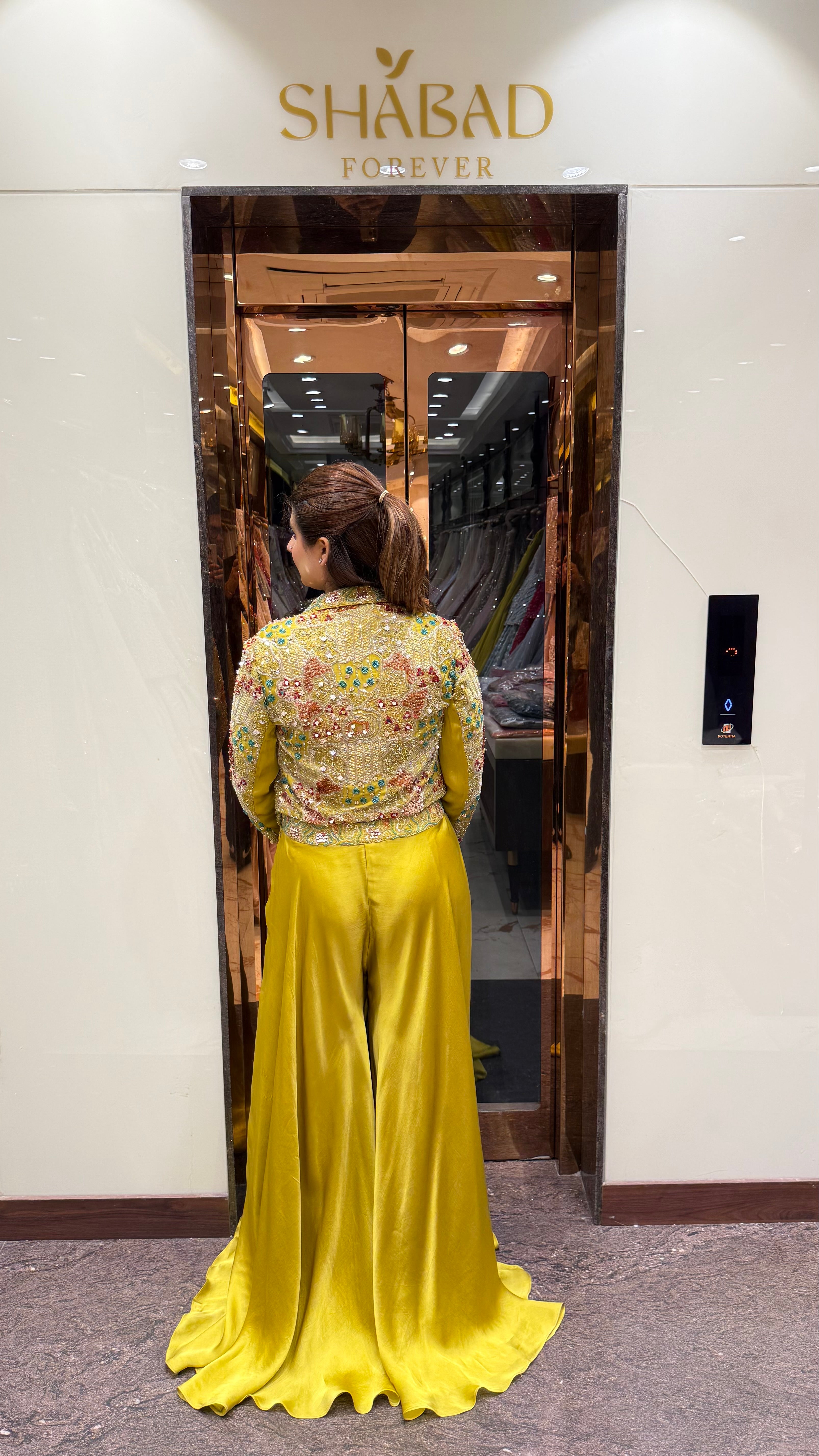 AARI 3 PC BLAZER WITH SHARARA