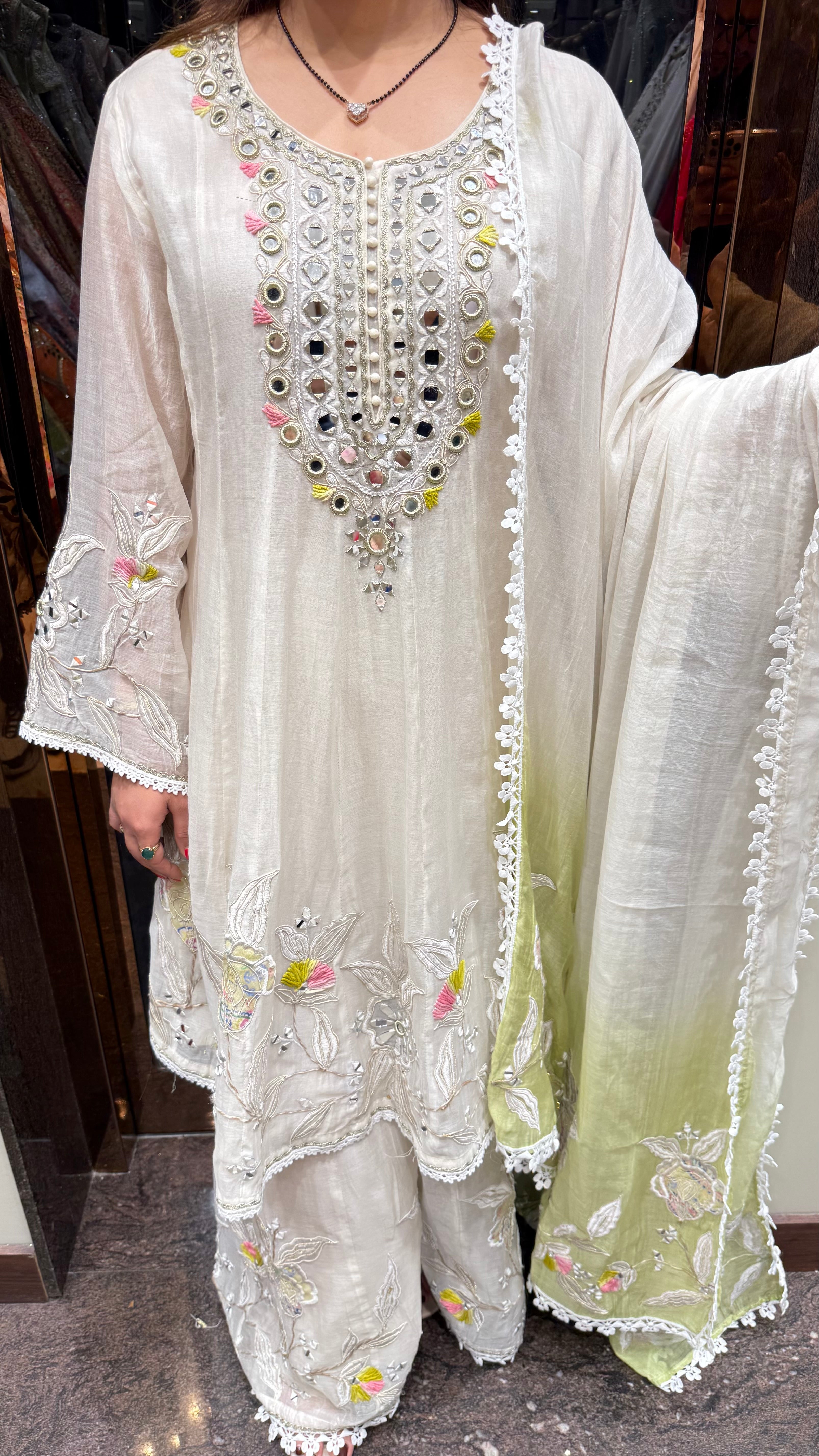 NAAZ MUL COTTON ANARKALI