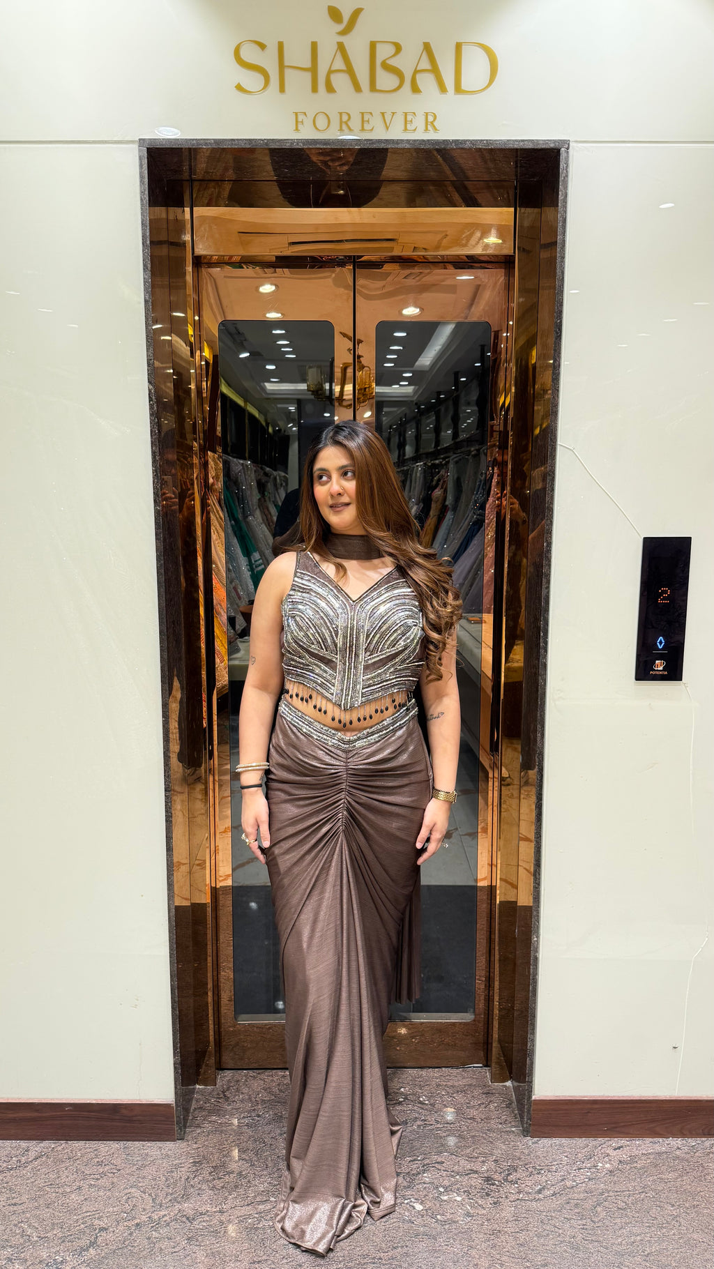 CELESTE METALLIC EMBROIDERED DRAPE