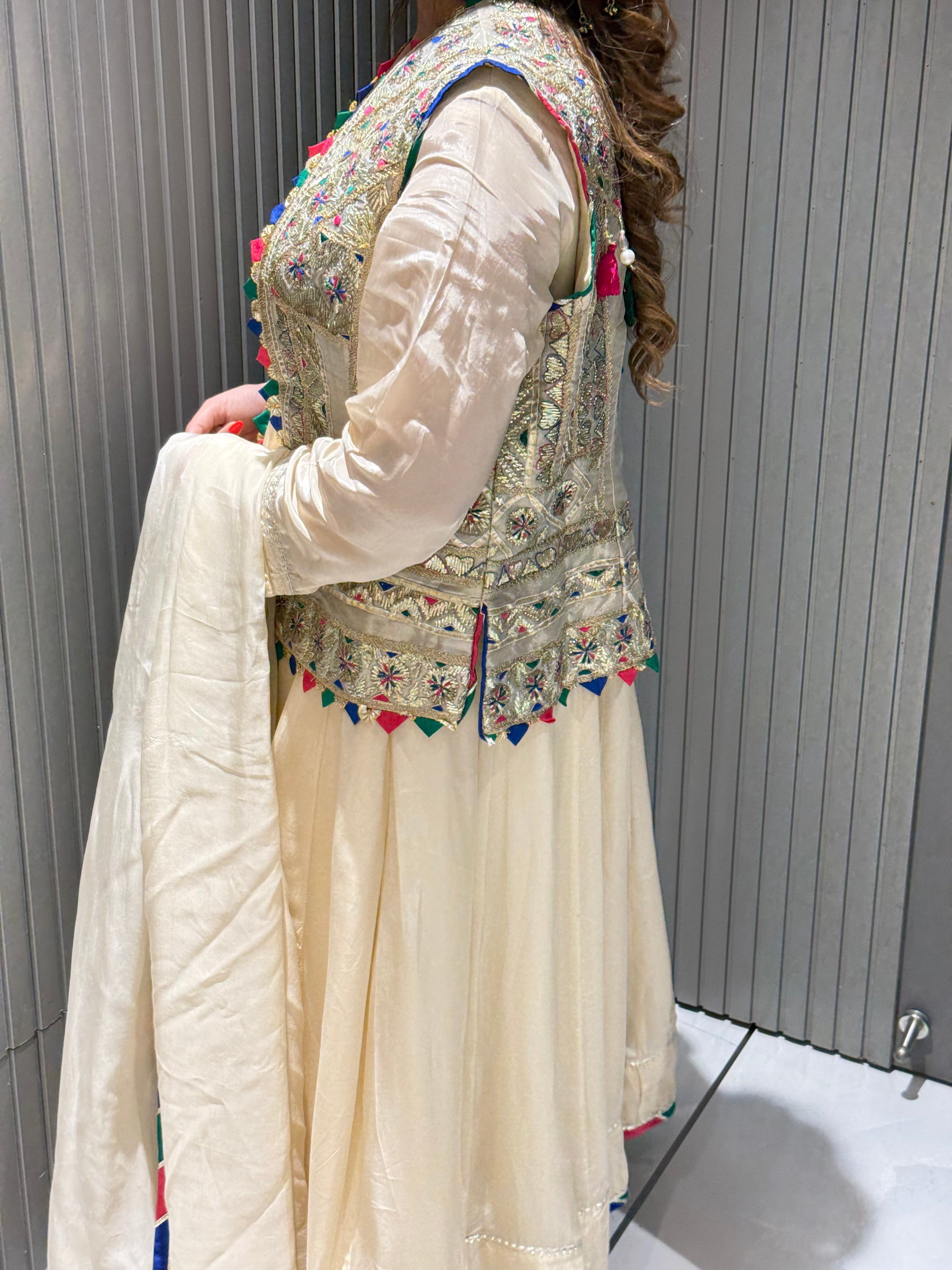 Rangrez Designer Jacket Detailed Long Anarkali