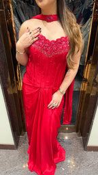 Classic indowestern corset dress