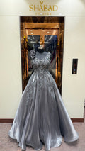 CELESTE EMBROIDERED BALL GOWN