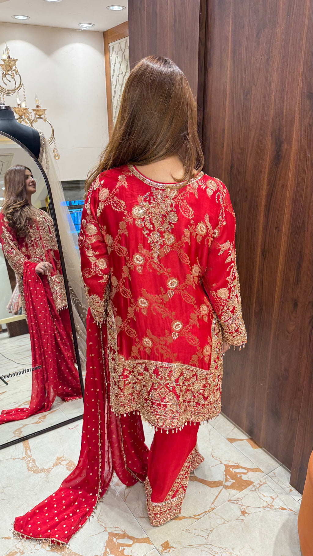 SURKHI HAND EMBROIDERED READYMADE SUIT