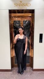 VELVETA CORSET DRAPE SAREE