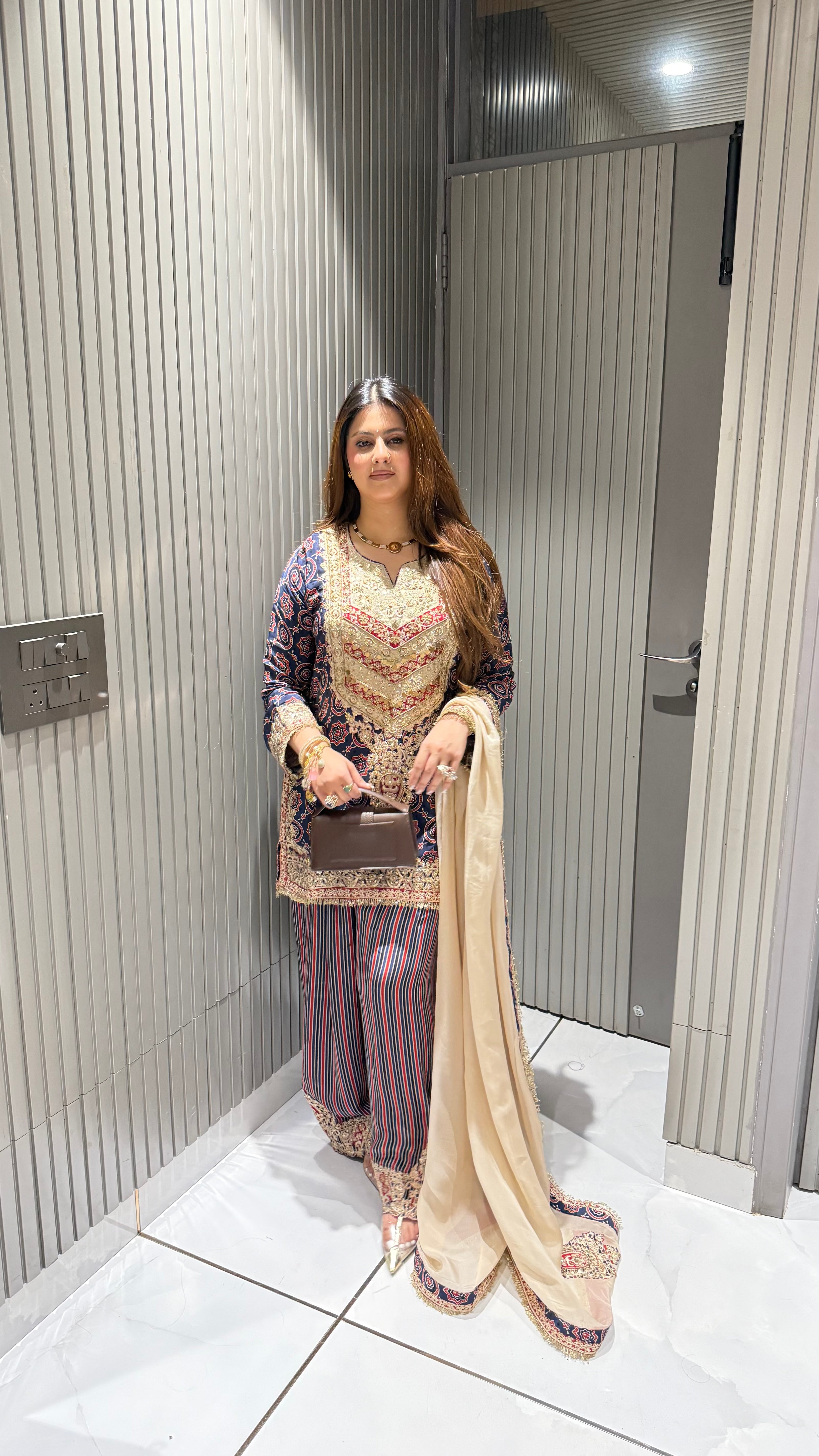 SHAHI AJRAKH SALWAR SUIT