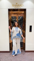 NEELE PHUL KAFTAN GHARARA SET