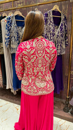 Indo-Western 3 piece Sharara Set