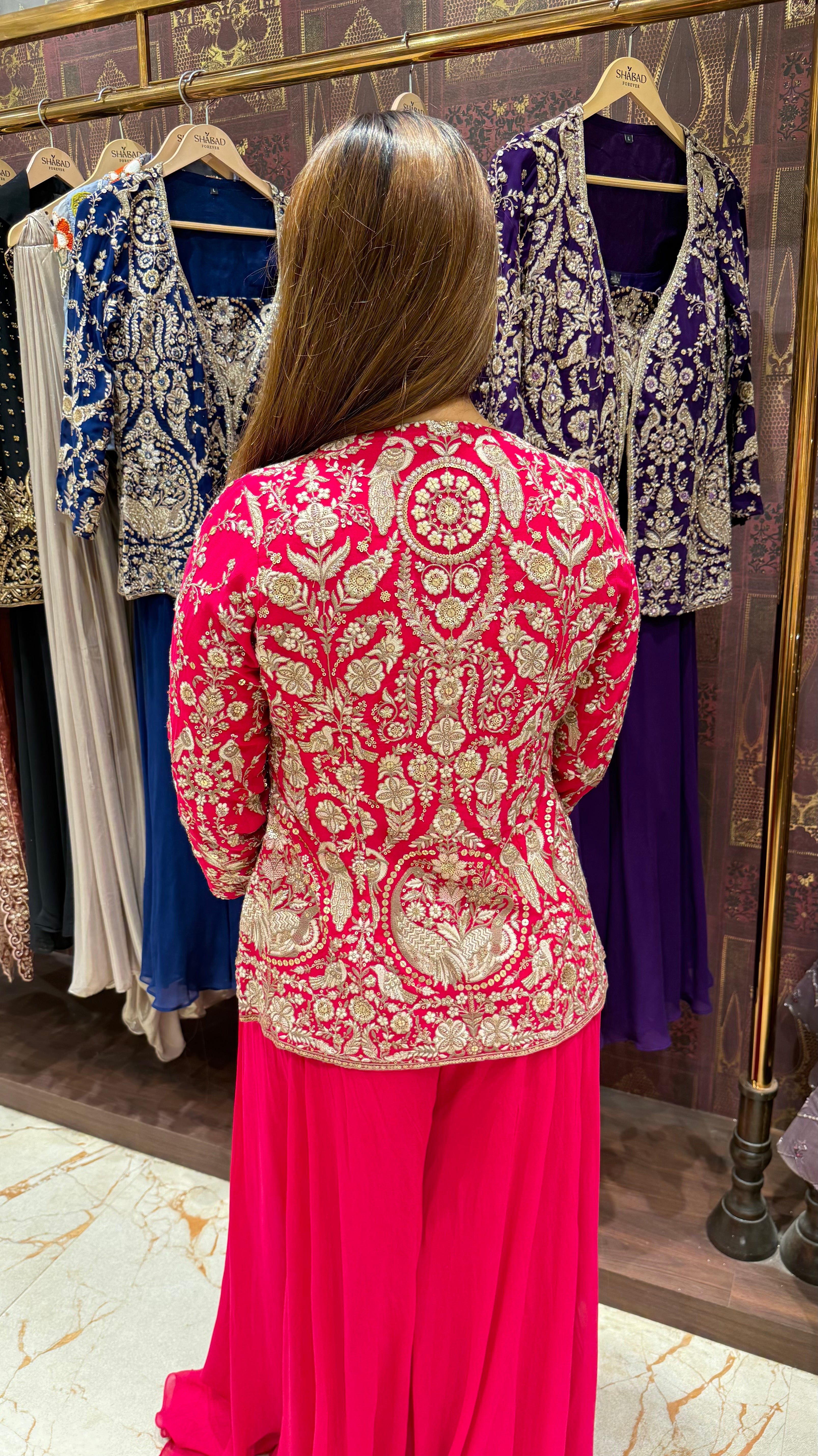 Indo-Western 3 piece Sharara Set